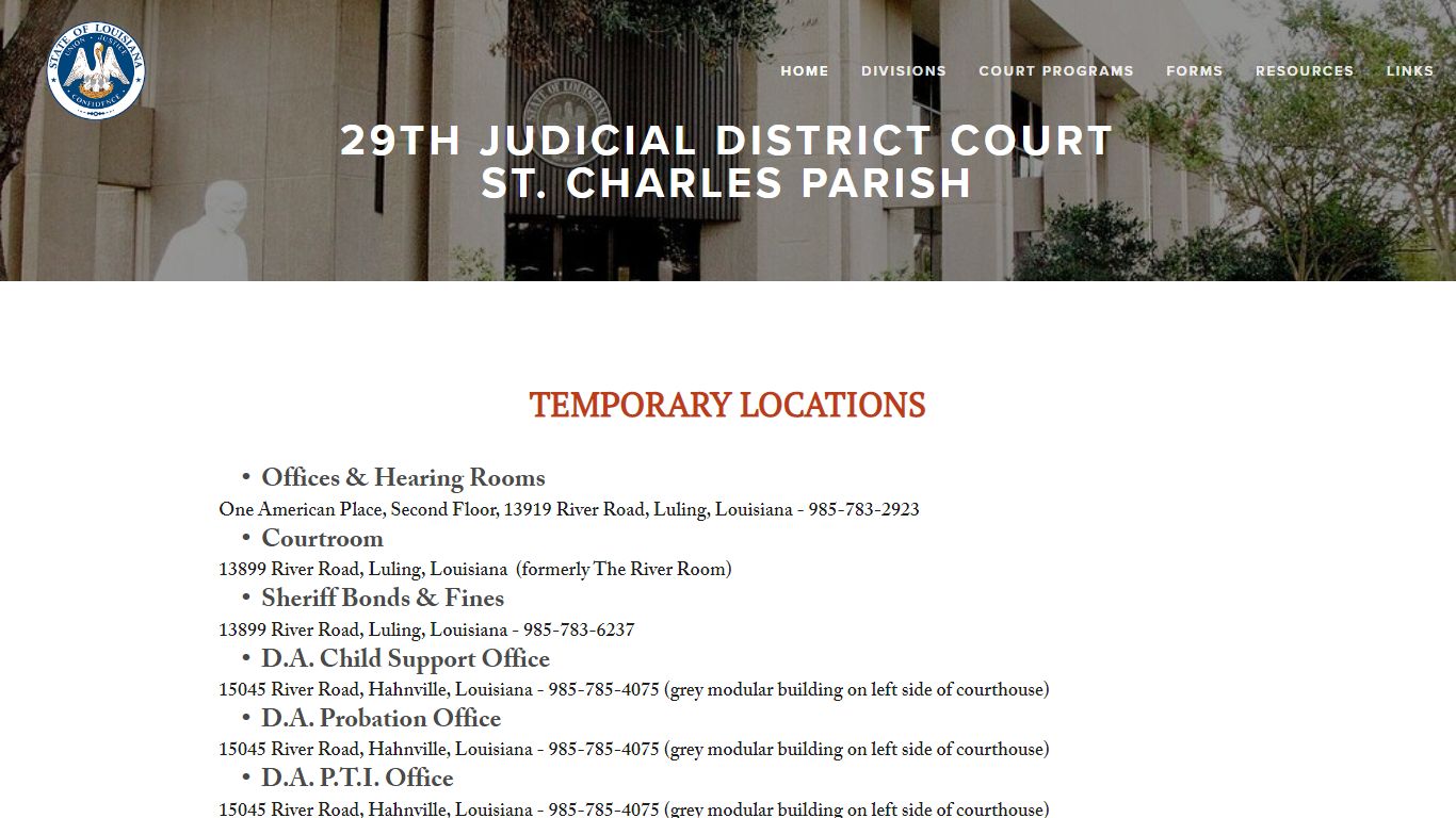 29th Judicial District Court Online Court